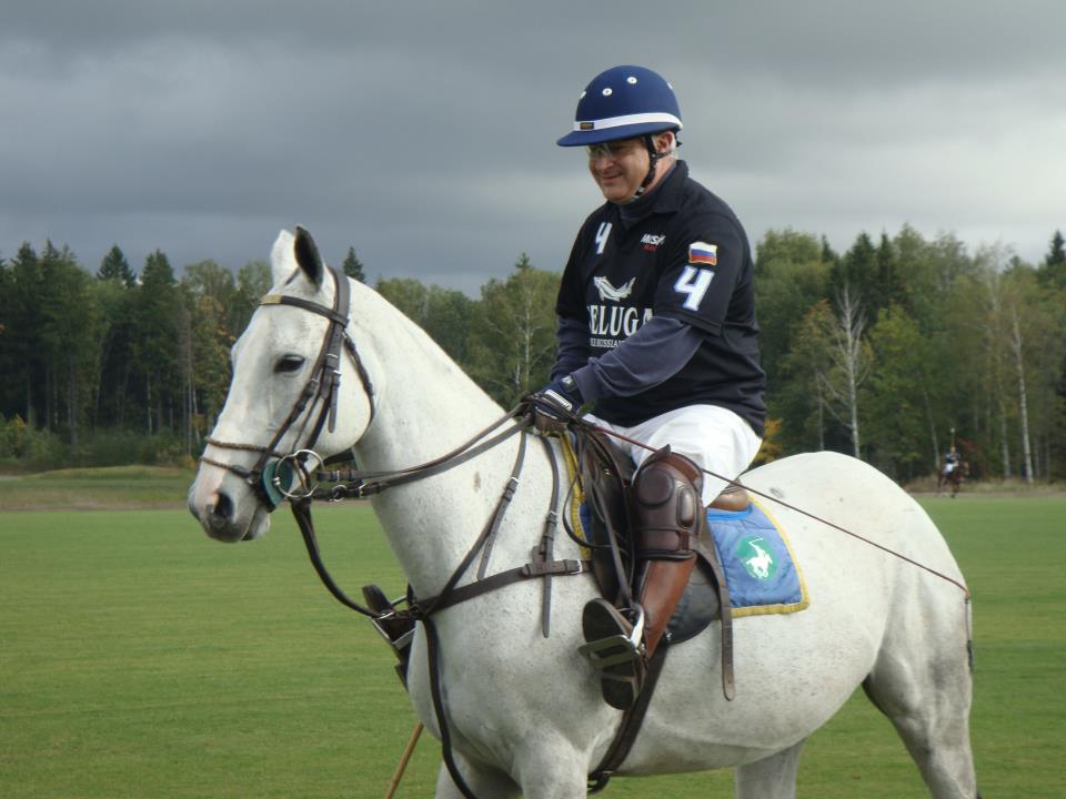 Alexis Rodzianko, President of Moscow Polo Club, Captain of Beluga team.